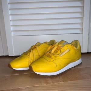 Yellow Reebok Sneakers